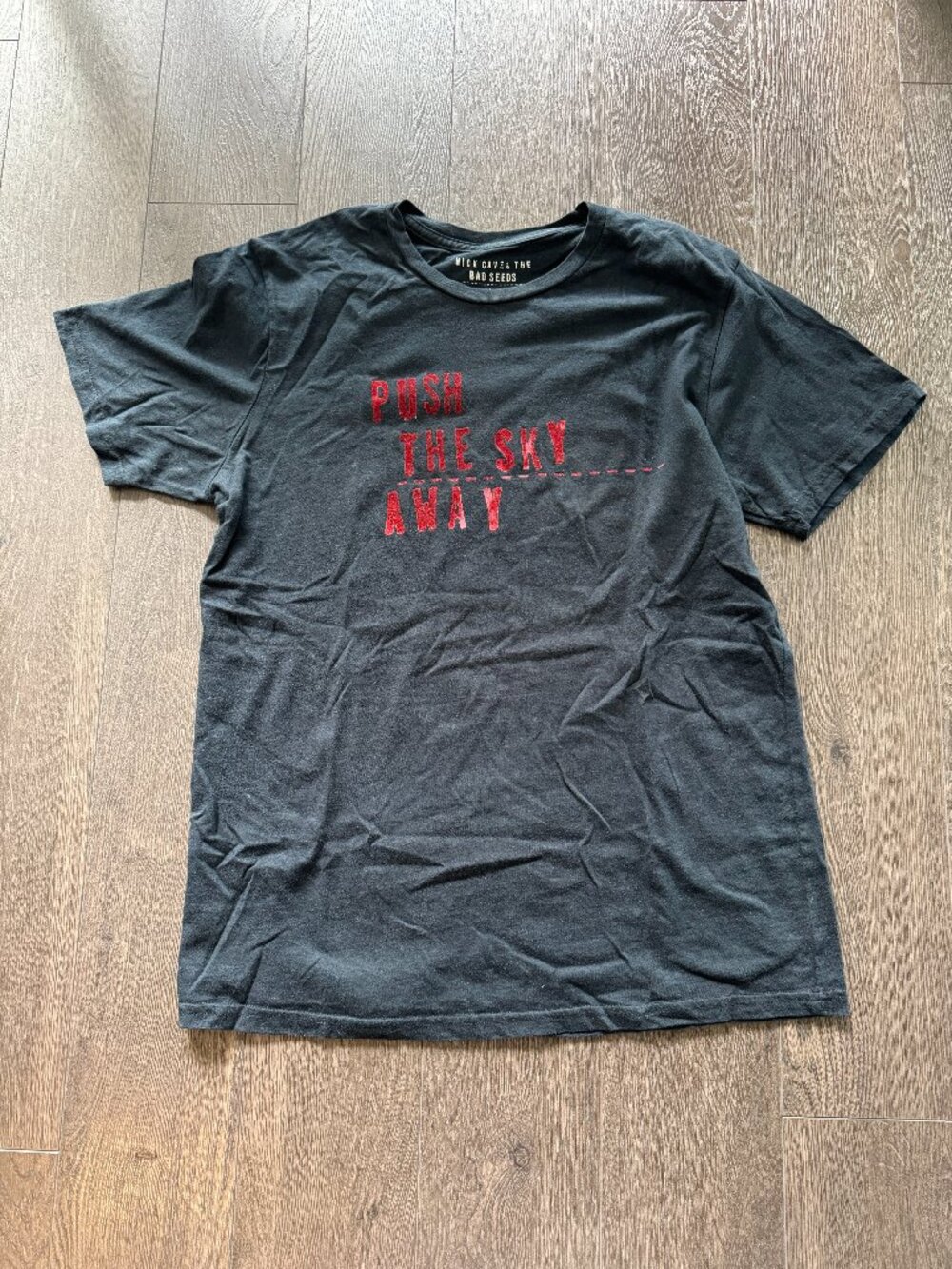 nick cave and the bad seeds push the sky away tshirt size large preowned